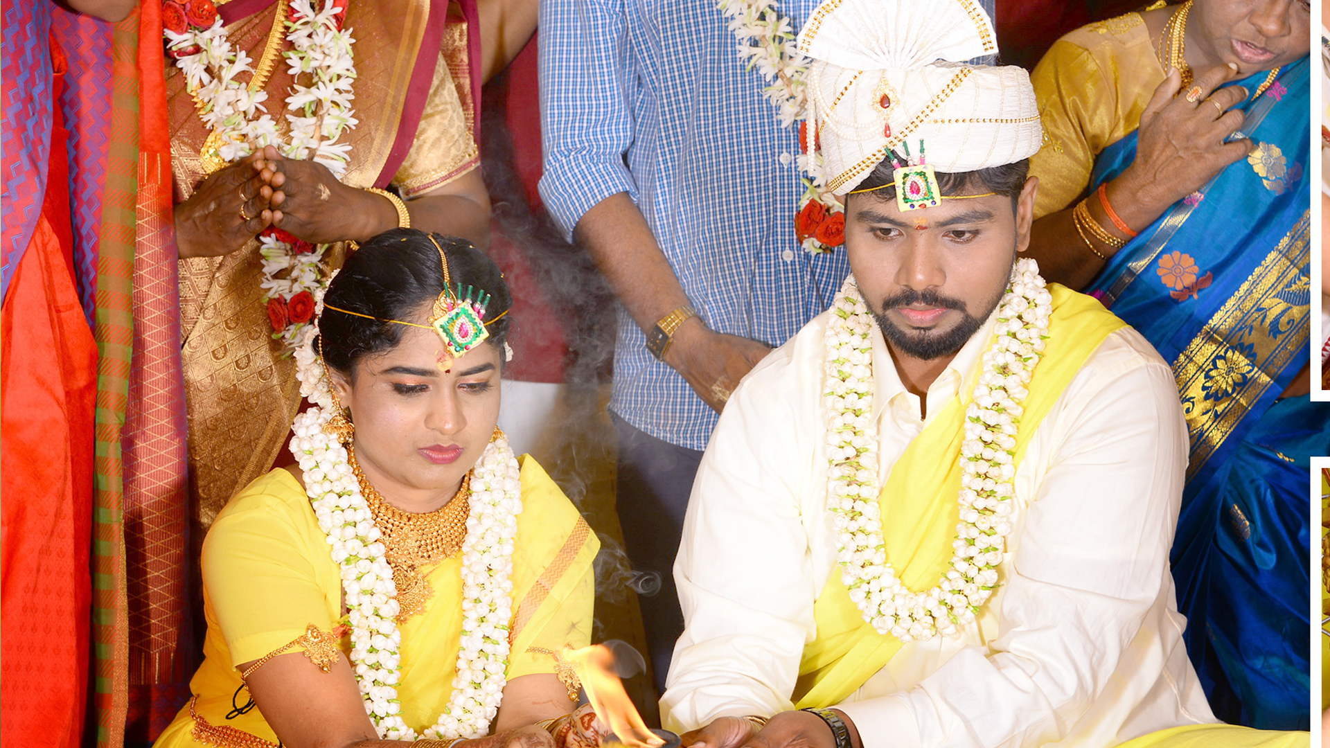 couple in traditional wedding photography capture movements
